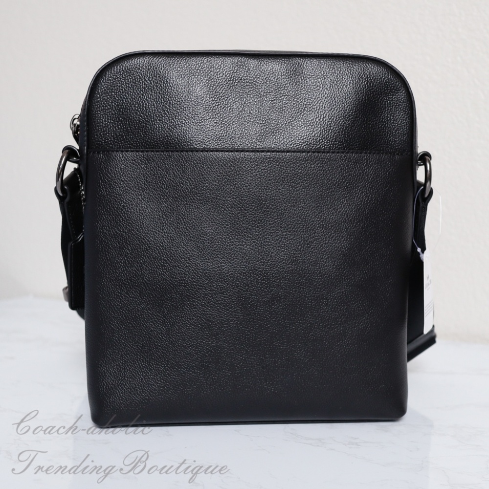 NWT Coach Houston Flight Bag Leather Crossbody - Picture 5 of 8